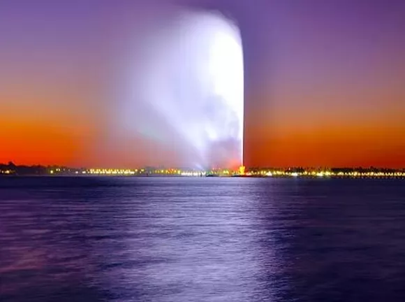 Where is the tallest fountain in the world?