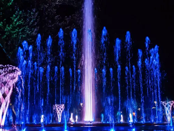 Beijing Dalisi Landscape Engineering Company invite you to enjoy the beauty of Chinese water dance of Shanghai Cooperation Organization  Summit（SCO) ,Uzbekistan