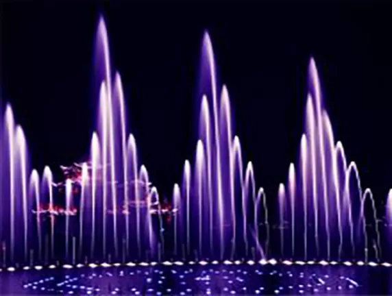 Why is the mall music fountain so popular?