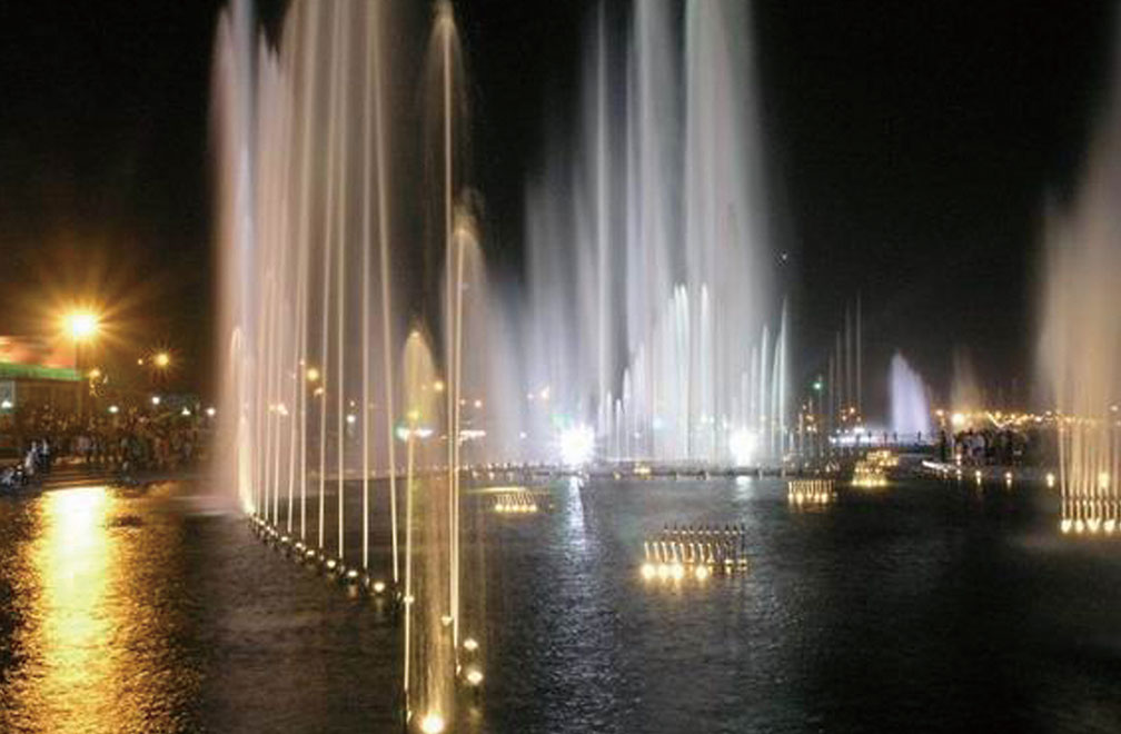 musical dancing fountain